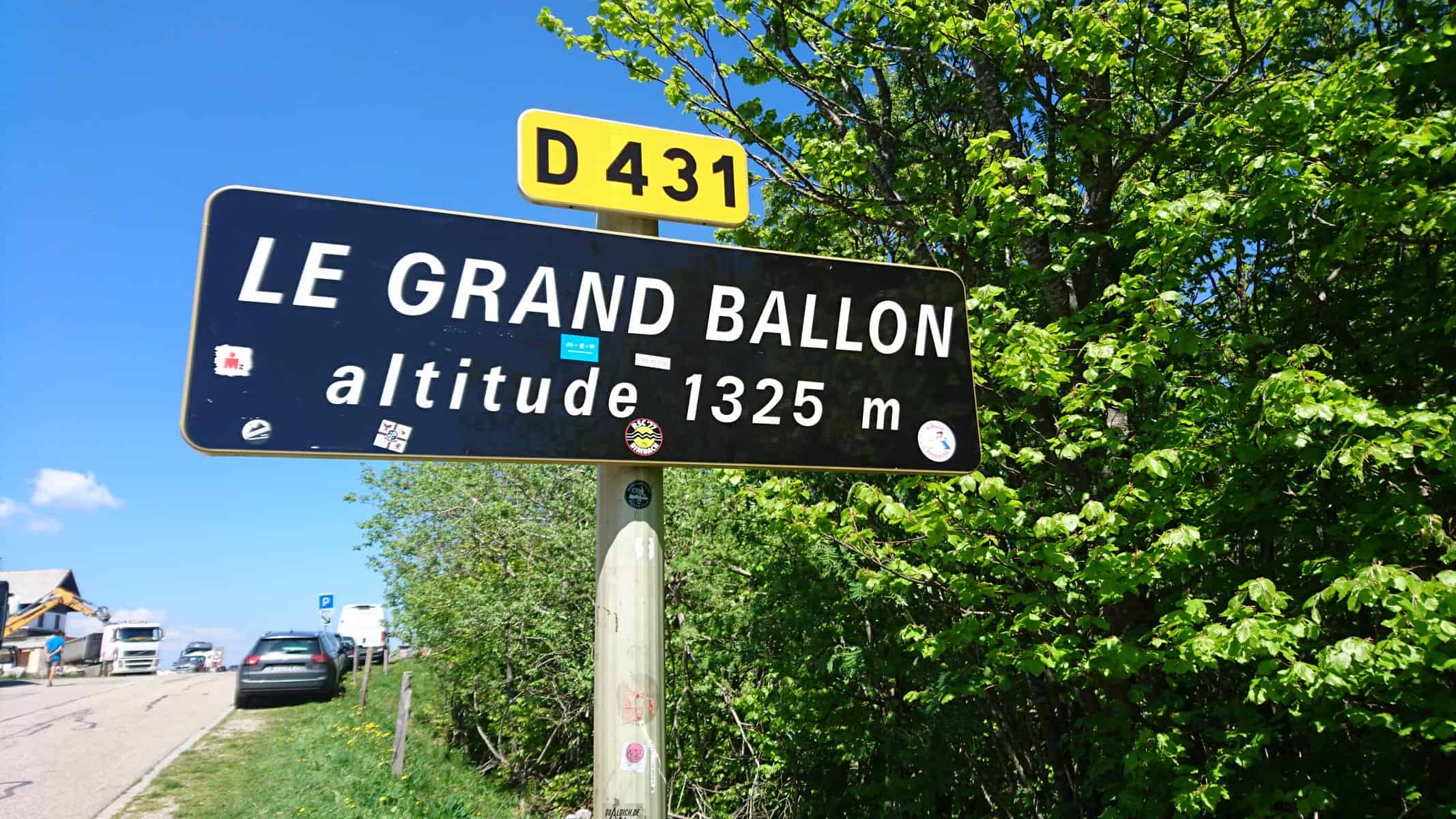 Vogesen: Höchste Erhebung, Grand Ballon